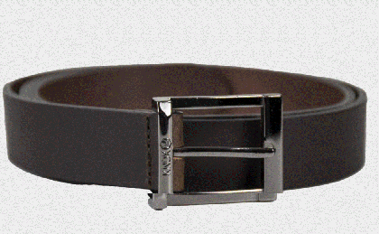 Leather belt KNOX JEAN BROWN