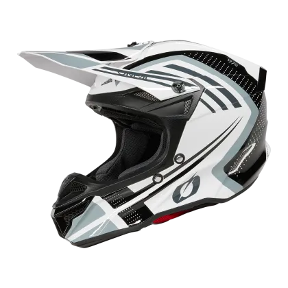 Motocross helmet 5SERIES POLYACRYLITE SPIKE WHITE/BLACK V.25