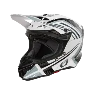 Motocross helmet 5SERIES POLYACRYLITE SPIKE WHITE/BLACK V.25