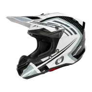 Motocross helmet 5SERIES POLYACRYLITE SPIKE WHITE/BLACK V.25