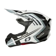 Motocross helmet 5SERIES POLYACRYLITE SPIKE WHITE/BLACK V.25