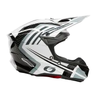Motocross helmet 5SERIES POLYACRYLITE SPIKE WHITE/BLACK V.25