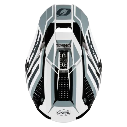 Motocross helmet 5SERIES POLYACRYLITE SPIKE WHITE/BLACK V.25