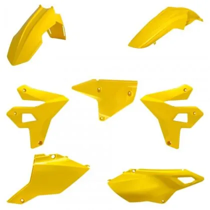 Plastic restyling kit POLISPORT Restyling Kit Suzuki DR-Z400 (2000-24) Yellow