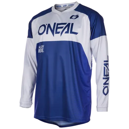 Tricou motocross O'NEAL MATRIX RIDEWEAR ALBASTRU/GRIU V.25
