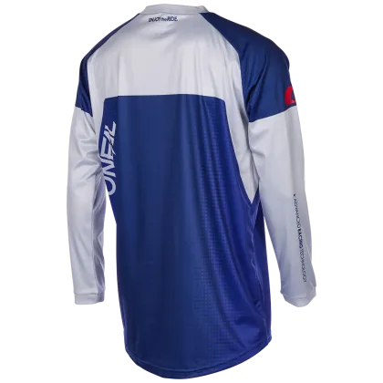 Tricou motocross O'NEAL MATRIX RIDEWEAR ALBASTRU/GRIU V.25