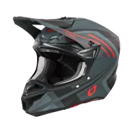 Motocross helmet 5SERIES POLYACRYLITE SPIKE GRAY/RED V.25