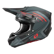 Motocross helmet 5SERIES POLYACRYLITE SPIKE GRAY/RED V.25