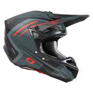 Motocross helmet 5SERIES POLYACRYLITE SPIKE GRAY/RED V.25
