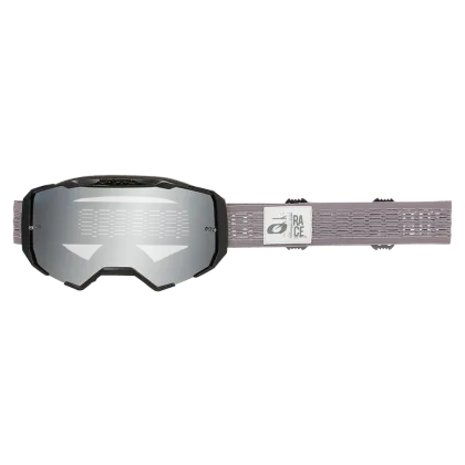 Motocross goggles O'NEAL B-22 STATIC GRAY - SILVER MIRROR