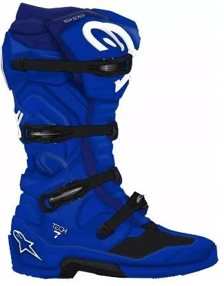Ghete motocross ALPINESTARS TECH 7 BLUE C25