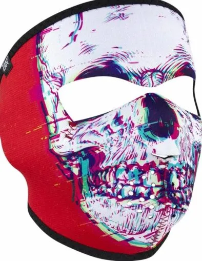 Μάσκα προσώπου GLITCH SKULL