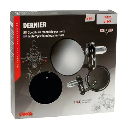 Καθρέπτες μοτοσυκλέτας LAMPA DERNIER BLACK 90491