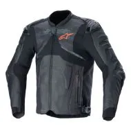 Geaca de piele ALPINESTARS ATEM V5 BLACK