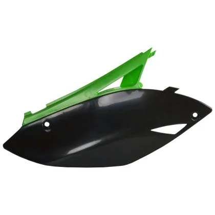 Polisport Side Panels for Kawasaki KX250F - 2009-12 / KX450F - 2009-11 Green/Black OEM Color
