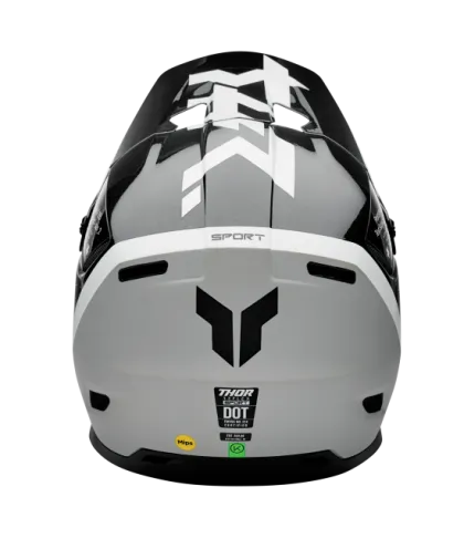 Мотокрос каска THOR REFLEX SPORT RIOT BLACK/WHITE MIPS