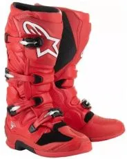 Ghete motocross ALPINESTARS TECH 7 ROȘU ALUI C25