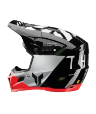 Κράνος μοτοκρός THOR REFLEX SPORT Strike ΜΑΥΡΟ/ΚΟΚΚΙΝΟ MIPS