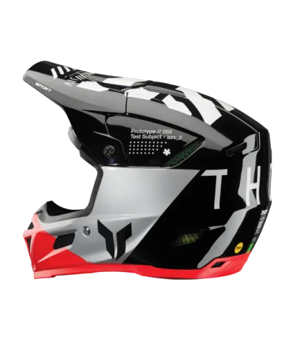 Мотокрос каска THOR REFLEX SPORT STRIKE BLACK/RED MIPS