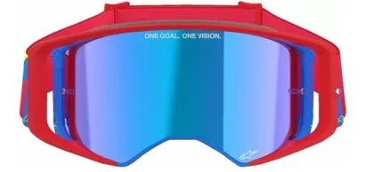 Motocross Goggles ALPINESTARS SUPERTECH CORP RD/BL MIRROR-BL