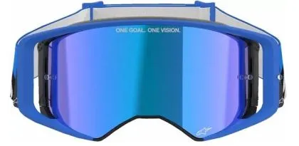 Ochelari de motocross ALPINESTARS SUPERTECH STREAM BLUE MIRROR