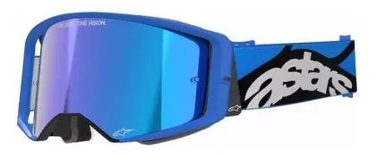 Ochelari de motocross ALPINESTARS SUPERTECH STREAM BLUE MIRROR