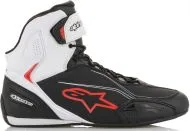 Motorcycle boots ALPINESTARS FASTER-3 BLACK/WHITE/RED