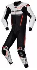 ALPINESTARS LEATHER TEAM GP-R7 1-PC WHT/BLK/RD