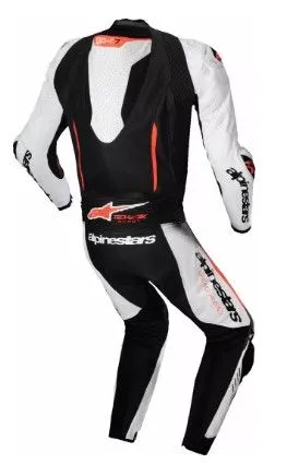 ALPINESTARS LEATHER TEAM GP-R7 1-PC WHT/BLK/RD