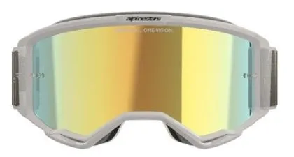 Motocross goggles ALPINESTARS VISION 5 HOLLOW WIND Mirror GOLD