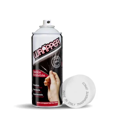 Περιτύλιγμα - σπρέι αφαιρούμενο χρώμα 400ml - διαφανές χαλάκι