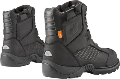Motorcycle boots ICON STORMHAWK BLACK
