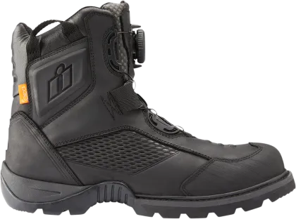 Motorcycle boots ICON STORMHAWK BLACK