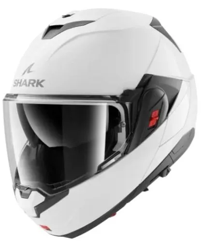 Modular helmet SHARK OXO BLANK Pearly White