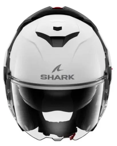 Modular helmet SHARK OXO BLANK Pearly White