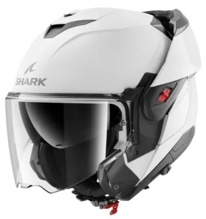 Modular helmet SHARK OXO BLANK Pearly White