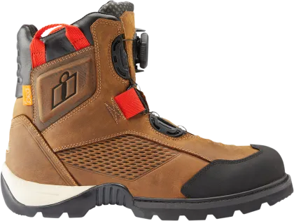 Motorcycle boots ICON STORMHAWK BROWN