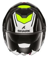 Модуларна каска SHARK OXO RYDGER Black White Yellow