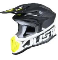 Casca Motocross Just1 J-18 F Hexa Fluo Galben/Negru/Alb