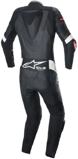 Costum din piele de damă ALPINESTARS Tech Air GP Plus Negru/Alb/Roșu