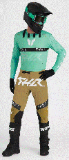 Motocross Breeches THOR SPORTMODE FLITE MINT/COPPER