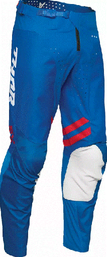 Motocross Breeches THOR LAUNCHMODE PATRIOT RED/WHITE/BLUE