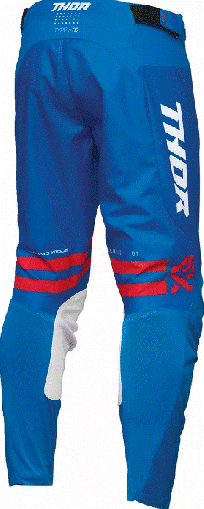 Motocross Breeches THOR LAUNCHMODE PATRIOT RED/WHITE/BLUE