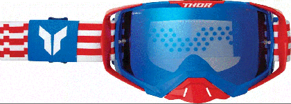Ochelari de protectie motocross THOR ACTIVATE PATRIOT ROSU/ALB/ALBASTRU