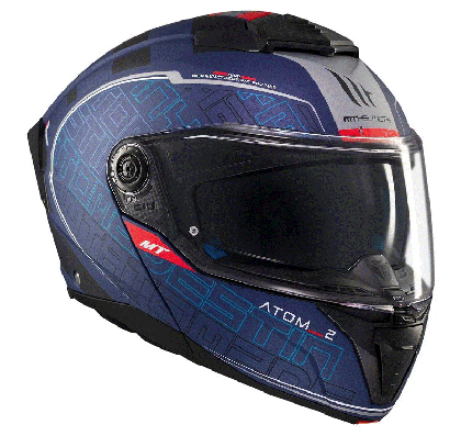 Flip-up helmet MT ATOM 2 DESTINY C7 MATT