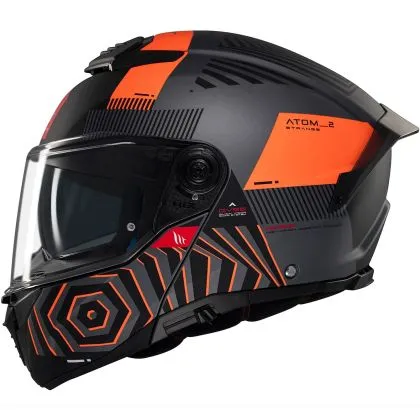 MT ATOM 2 STRANGE C4 flip-up helmet