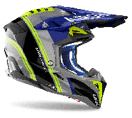 Helmet AIROH AVIATOR 3 HIMA BLUE YELLOW