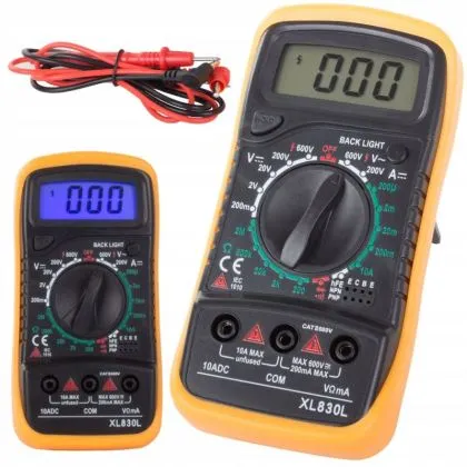 DIGITAL MULTICET, VOLTAGE TESTER + 9V BATTERY
