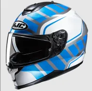Helmet HJC C70N HOLT WHITE/BLUE