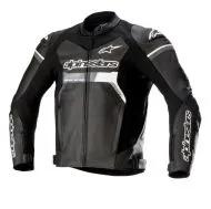 Geacă moto din piele ALPINESTARS GP FORCE BLACK